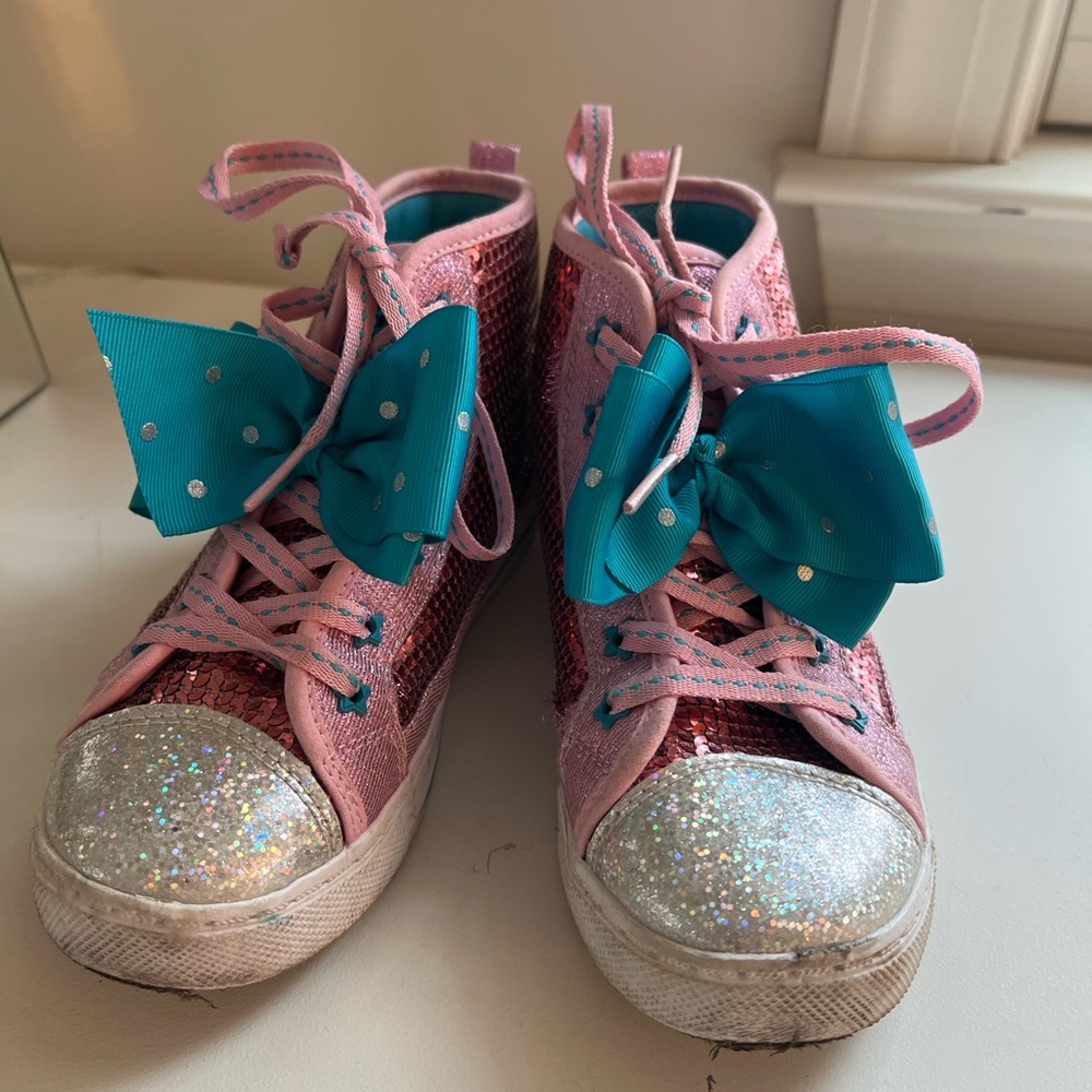 Jojo Siwa Pink and Teal Kids Shoes